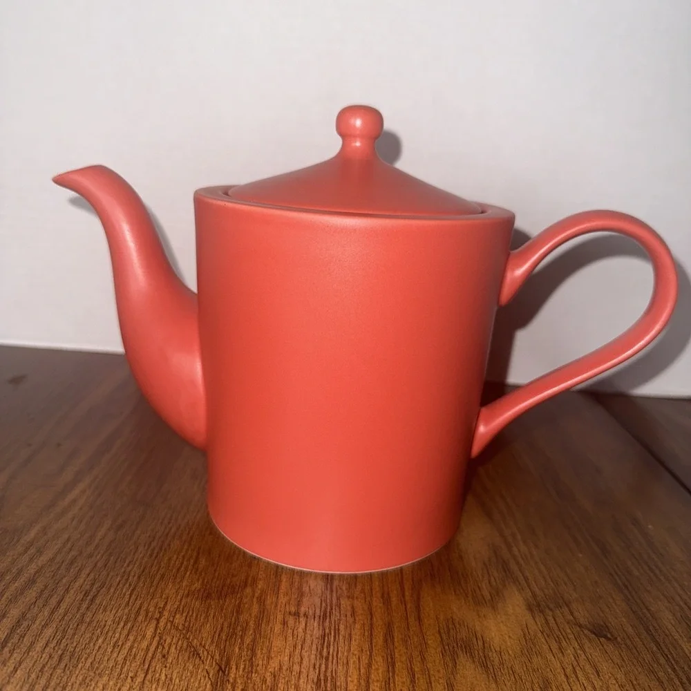 The Tea & Spice Exchange Teapot Infuser Cactus Flower Matte Finish New No Box